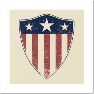 American shield Posters and Art